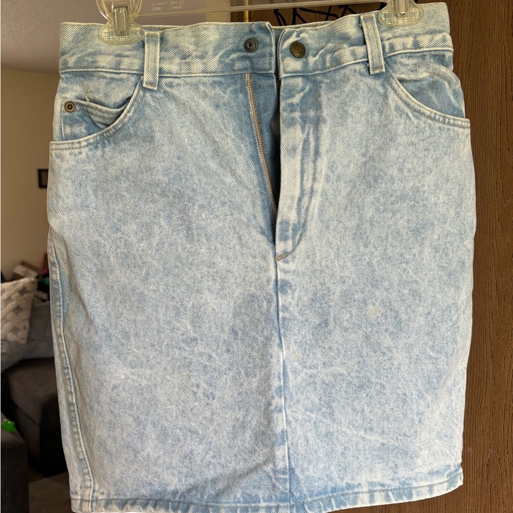 Vintage 90s stuffed shirt jeans wear skirt size 9/10